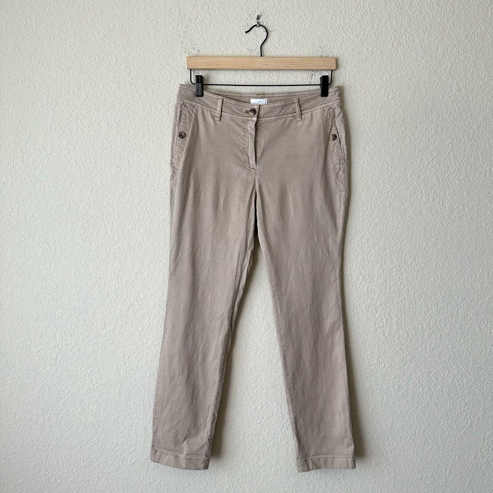 NWT J. Jill Casual Skinny Pants in Light Khaki Sz 10P W6928